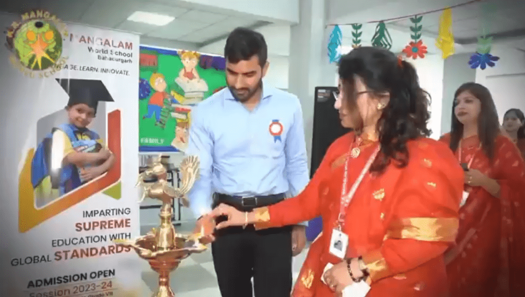 the school organized an orientation day program