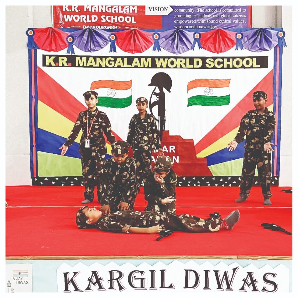 grade iv students organized kargil vijay diwas 4