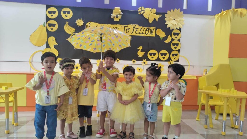 kindergarten students participated in the yellow day celebration 6