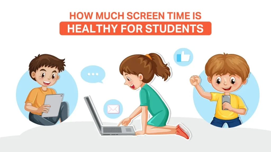 how much screen time is healthy for students