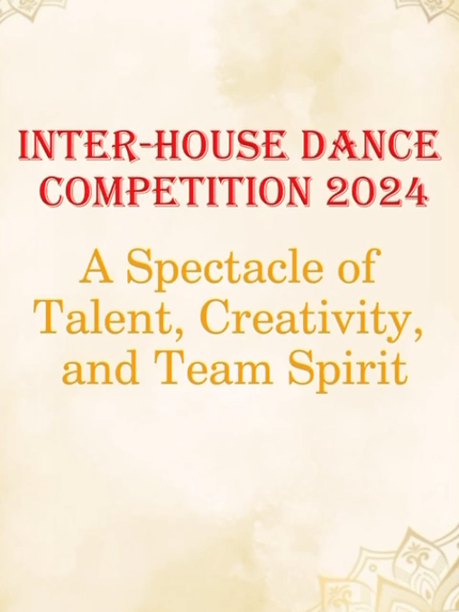 inter house dance competition 2024