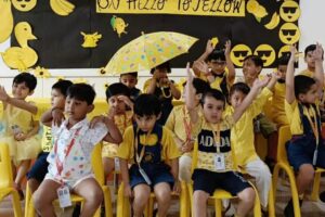 kindergarten students participated in the Yellow Day Celebration-2